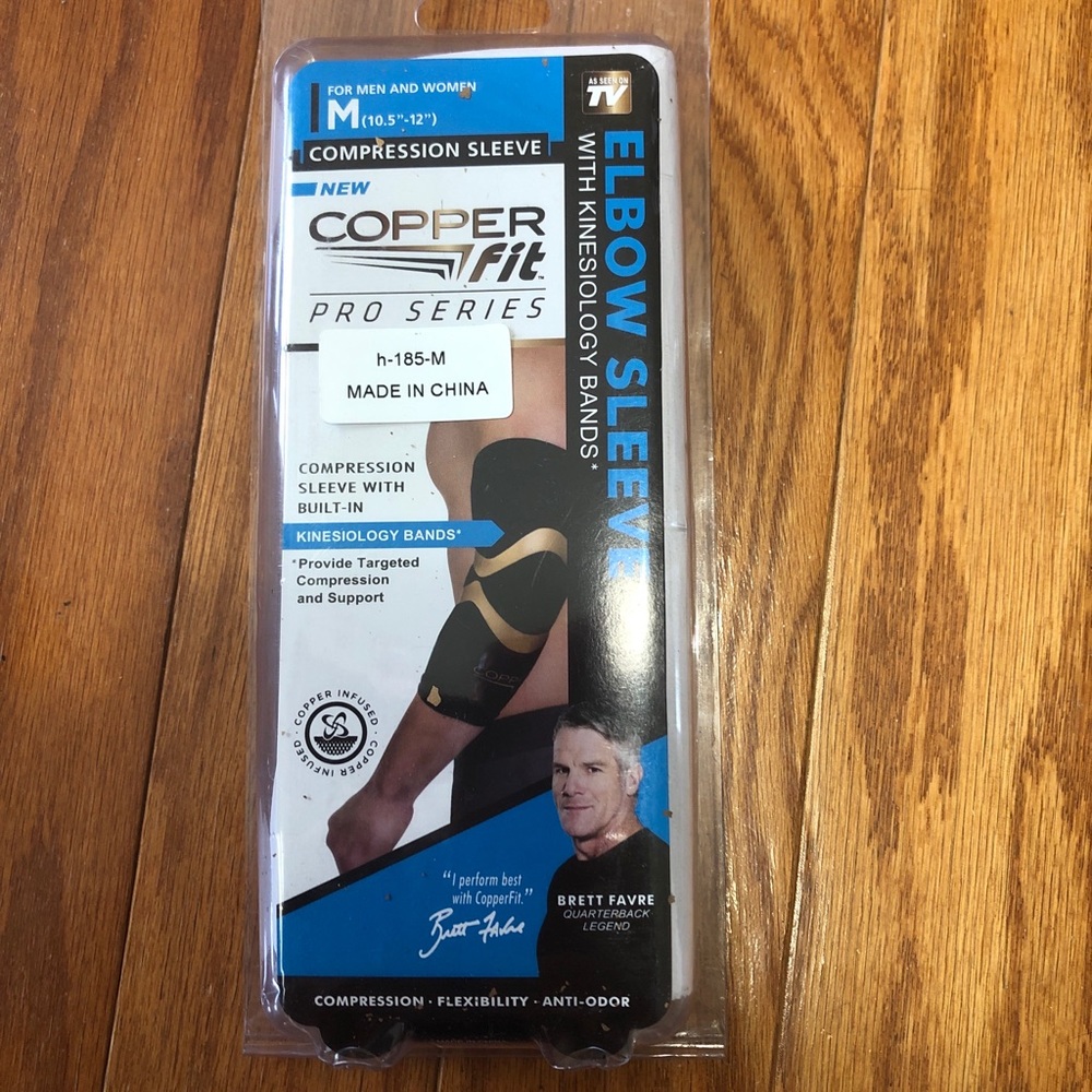 NWT New Copper Fit Pro Series Compression Knee Sleeve